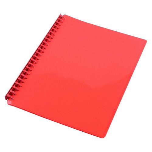 Picture of DISPLAY BOOK A4 REFILLABLE RED 20P