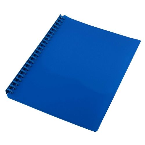 Picture of DISPLAY BOOK A4 REFILLABLE BLUE 20